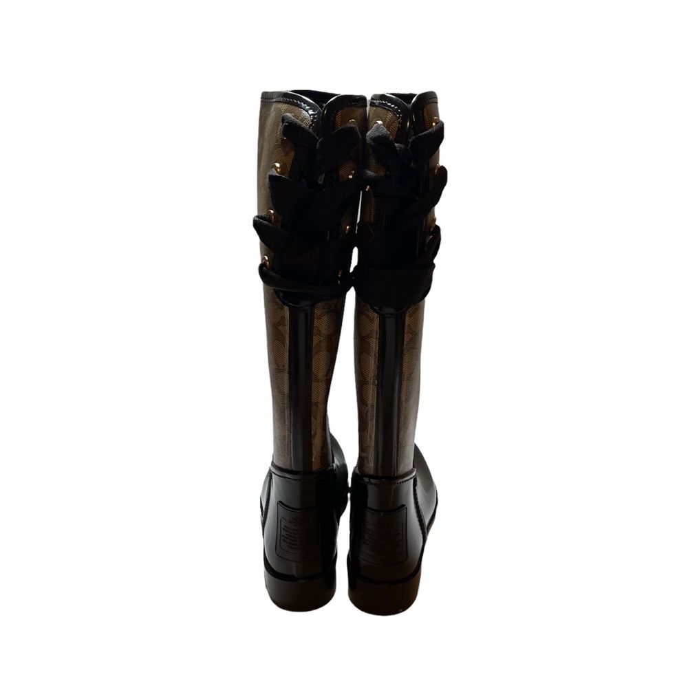NWT Coach Tristee Lace Up Corset Signature Logo Shoes Size 6 - Picture 3 of 8